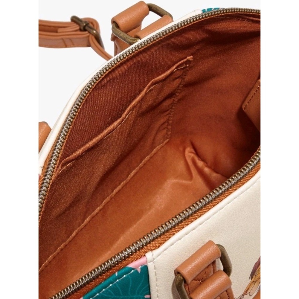 NWT Loungefly Disney The Lion King Simba & Nala InLove Tropical Mini Satchel Bag - Picture 4 of 4
